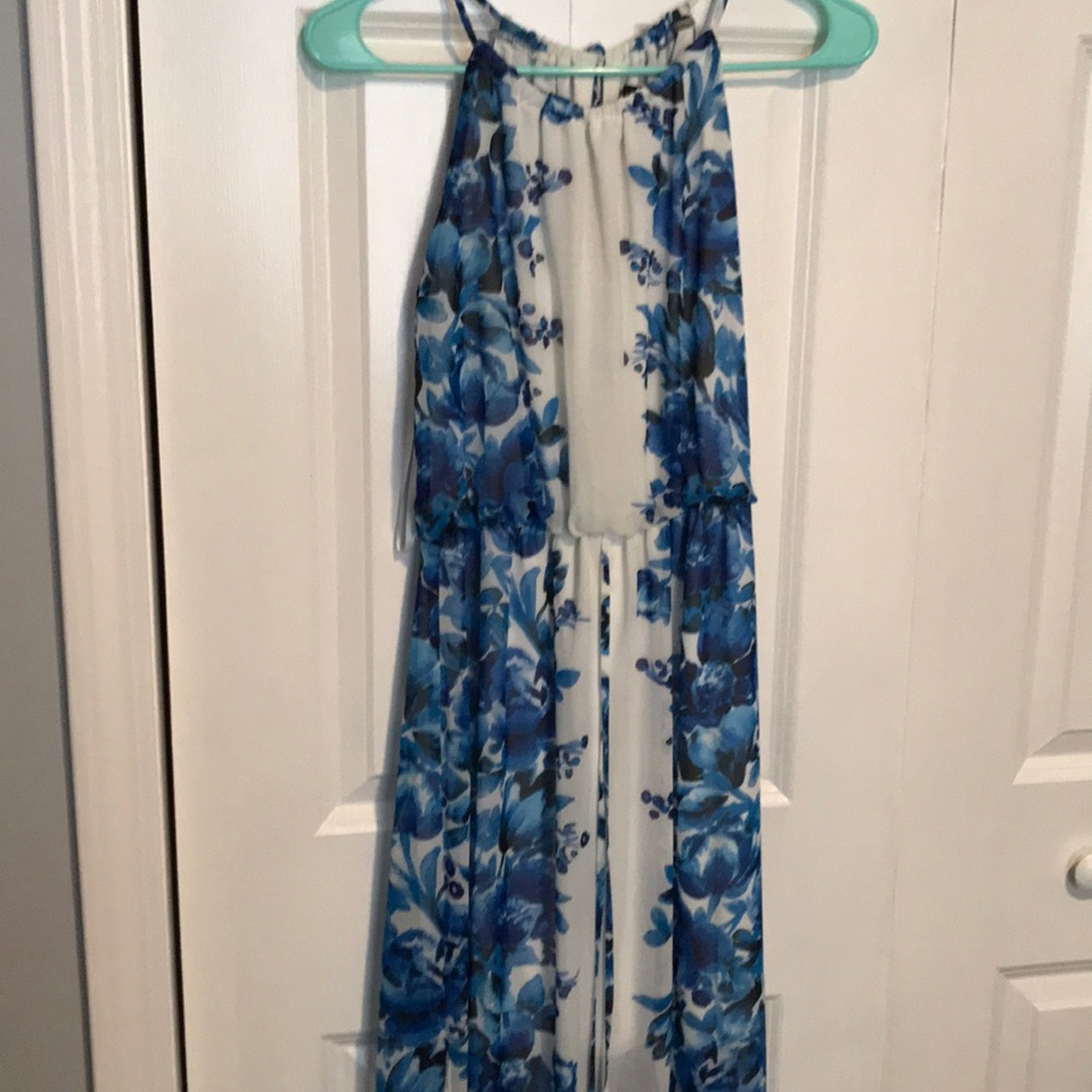 Floral High Neck Maxi